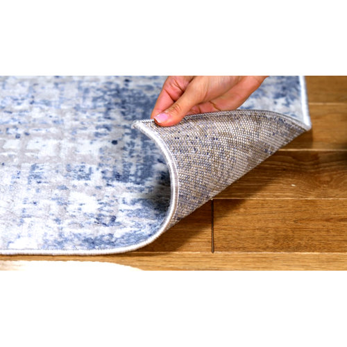 Highland Dunes Grattan Abstract Blue Area Rug & Reviews Wayfair